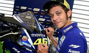 Yamaha R1 in MotoGP Livery Autographed by Valentino Rossi Up for Grabs