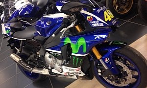 Yamaha R1 Looking Like Valentino Rossi's M1 Up for Grabs