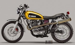 Yamaha SR400 Scrambler Project by Luca Bar