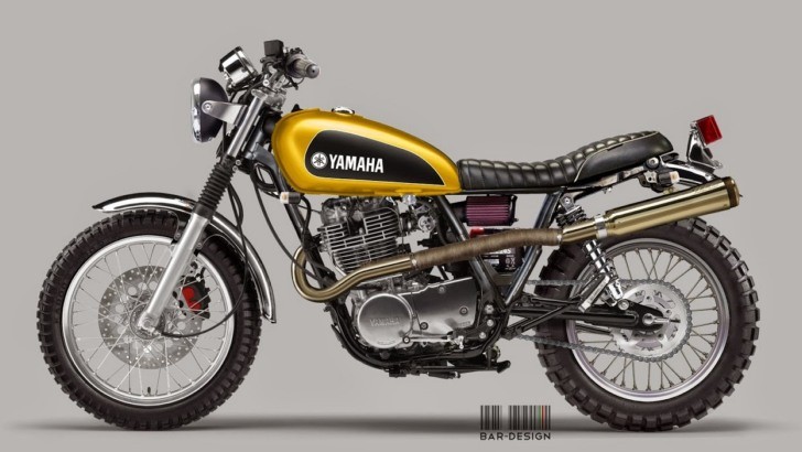 Yamaha SR400 Scrambler by Luca Bar