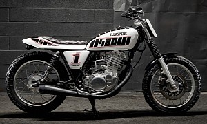 Yamaha SR400 White Knight Is One Gorgeous Flat Tracker From Down Under