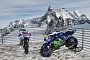 Yamaha Takes the MotoGP Bikes on the Top of Mont Blanc, Sponsors the VR46 Riders