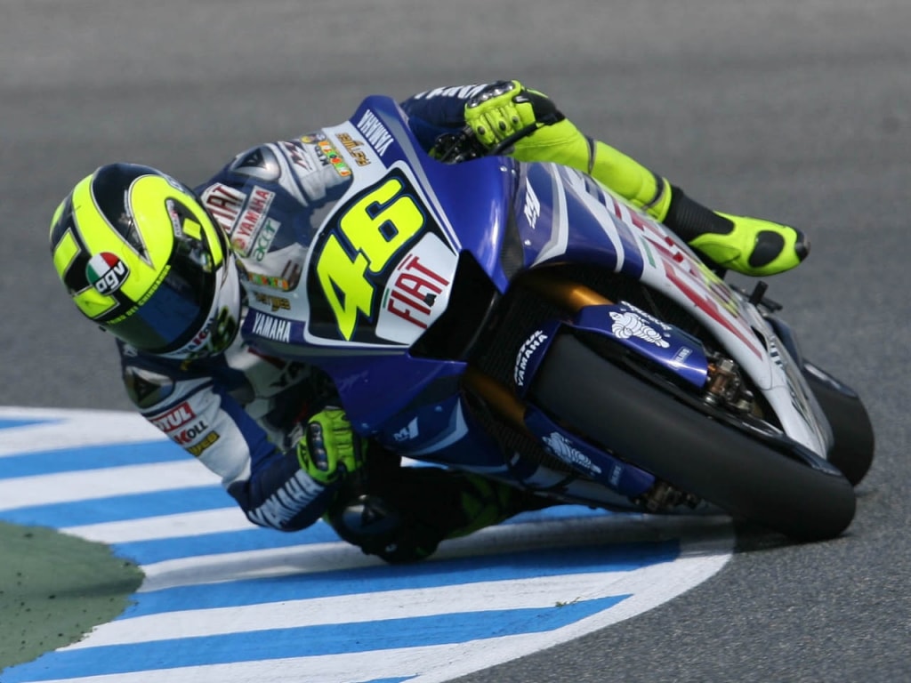 Pinpoint cornering speed has become a problem for Yamaha in 2008