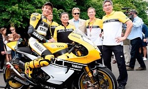 Yamaha YZR-M1 in Special 60th Anniversary as Wildcard in the Grand Prix of Japan at Motegi