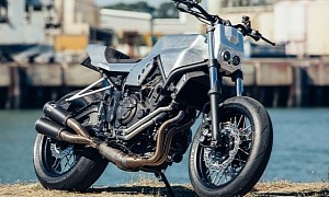 Yard Built Yamaha XSR700 “8 Dayz” Looks Sound Carrying Its Alloy Monocoque Suit