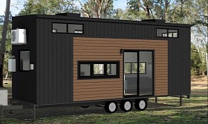 Yaroomba 8.4 Is a Family-Friendly Tiny Home With Dual Storage Stairs and Spacious Lofts