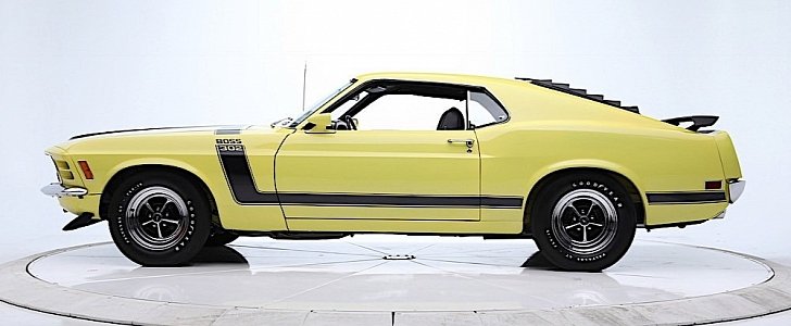 Yellow 1970 Ford Mustang Boss 302 Is Worth Close to $100K - autoevolution
