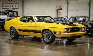 Yellow 1973 Ford Mustang Mach 1 Might Keep Its New Owner a Road-Trip Busy Bee