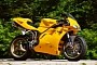 Yellow 2000 Ducati 748 Is a Stunner by Definition, Exhales Through Akrapovic Silencers