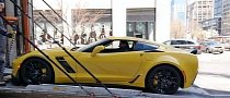 Yellow 2015 Corvette Z06 Coupe Spotted at New York Event