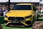 Yellow 2020 Mercedes-AMG A45 Looks Electrifying on the Goodwood Grass