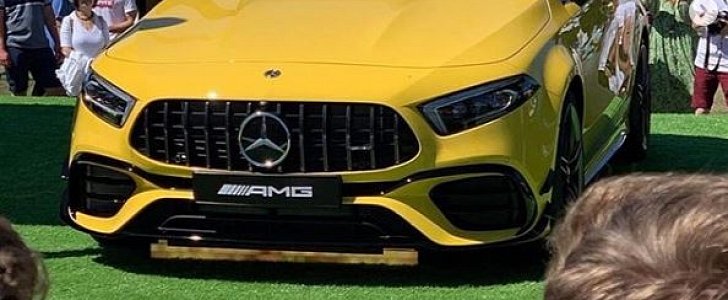 Yellow 2020 Mercedes-AMG A45