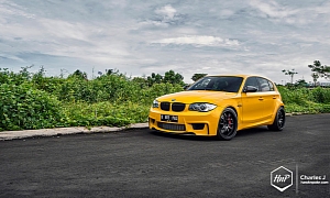 Yellow Fascination: BMW 1M Hatchback