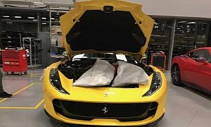 Yellow Ferrari 812 Superfast Looks Bewitching in First Real-Life Photos