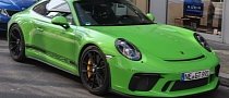Yellow Green 2018 Porsche 911 GT3 Touring Package Stays Subtle