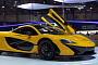 Yellow McLaren P1 Spotted on Geneva Show Floor