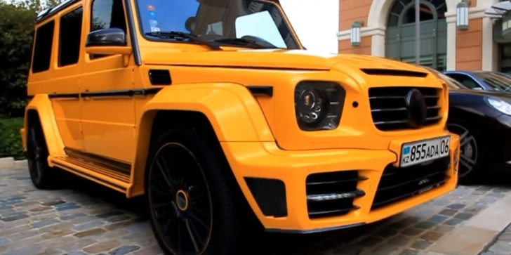 Yellow Mercedes G63 AMG Gronos by Mansory Spotted in Monaco