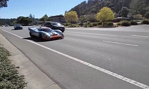 Yes, This Is a 1969 Porsche 917 K Being Driven on the Public Roads of California