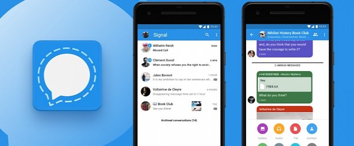 Signal app for Android