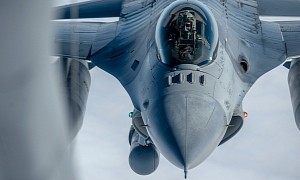 You Can Almost See the Pilot of This F-16 Wink in Amazing Close Up Photo