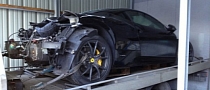 You Can Barely Tell This Is a Ferrari 458 - Severe Crash Damage