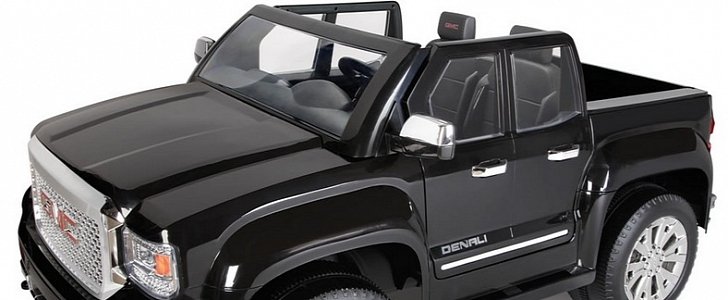 gmc sierra toy truck black