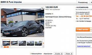 You Can Get a BMW i8 for a ‘Normal’ Price in Europe Right Now