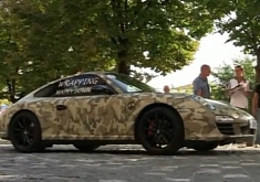 You Can’t See Me! Porsche 911 Wrapped in Military Camo
