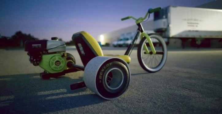 Gas-powered Tortuga Trike