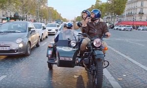 You Should Definitely Explore Paris With an Ural Sidecar Motorcycle