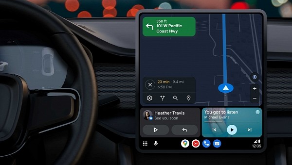 Interfaz Android Auto Coolwalk