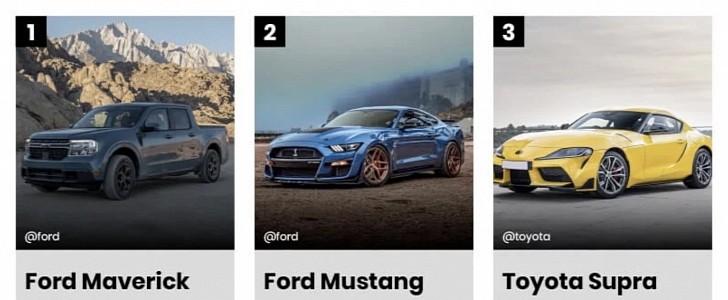 The most popular cars on TikTok