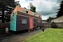 Young Guy Turns Ordinary Preowned Tiny House on Wheels Into a Vibrant Home