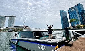 Young Local Entrepreneur Launches a Trailblazing Electric Boat in Singapore