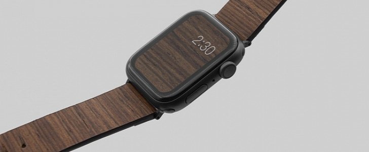 Flexible, durable strap made of upcycled wood for your smartwatch