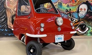 Your Chance to Own a Classic in Stunning Red: Rare 1964 Peel P50 for Sale