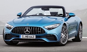 Your Four-Pot Mercedes-AMG SL 43 Is Here With Less Power Than Hot Hatches