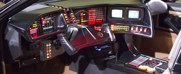 Dashboard of KITT, the talking car from Knight Rider TV Series