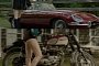 Your Jaw Will Drop Watching This: Jaguar E-Type, Triumph and Biker Chicks