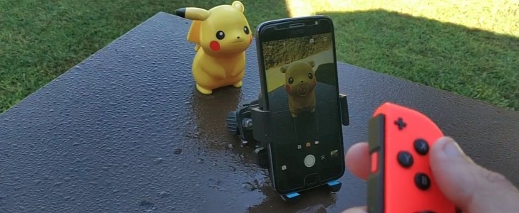 Nintendo Switch Joy-Con Used for Taking Photos