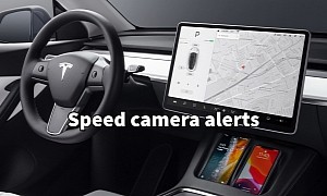 Your Tesla EV Will Soon Warn You About Speed Cameras and Red-Light Cameras Ahead