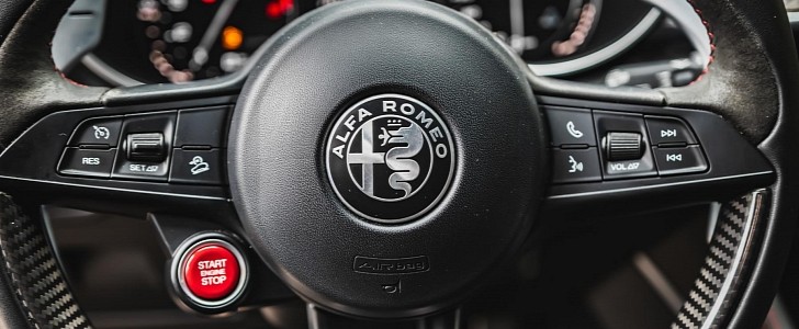Alfa Romeo steering wheel