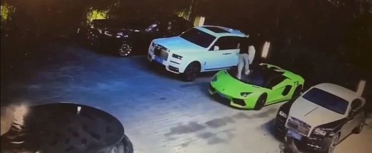 Drunk man jumps, kicks luxury cars, causes $150,000 worth of damage