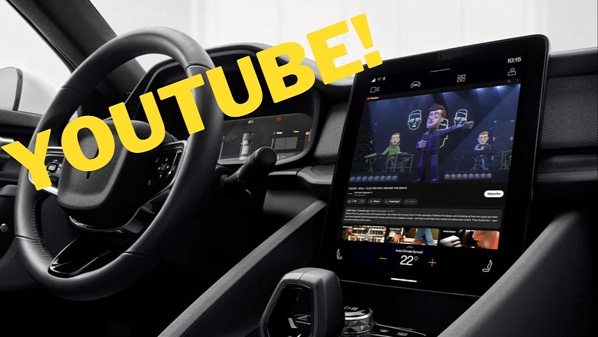YouTube on Android Automotive