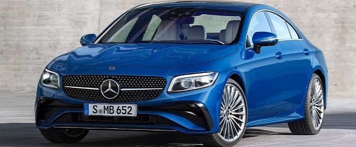 2022 Mercedes-Benz CLS facelift rendering