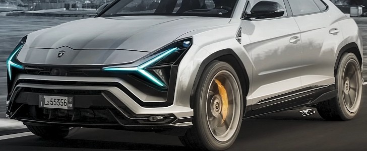 YouTube Artist Gives Urus  Radical Facelift With Lights from Exotic Lamborghini