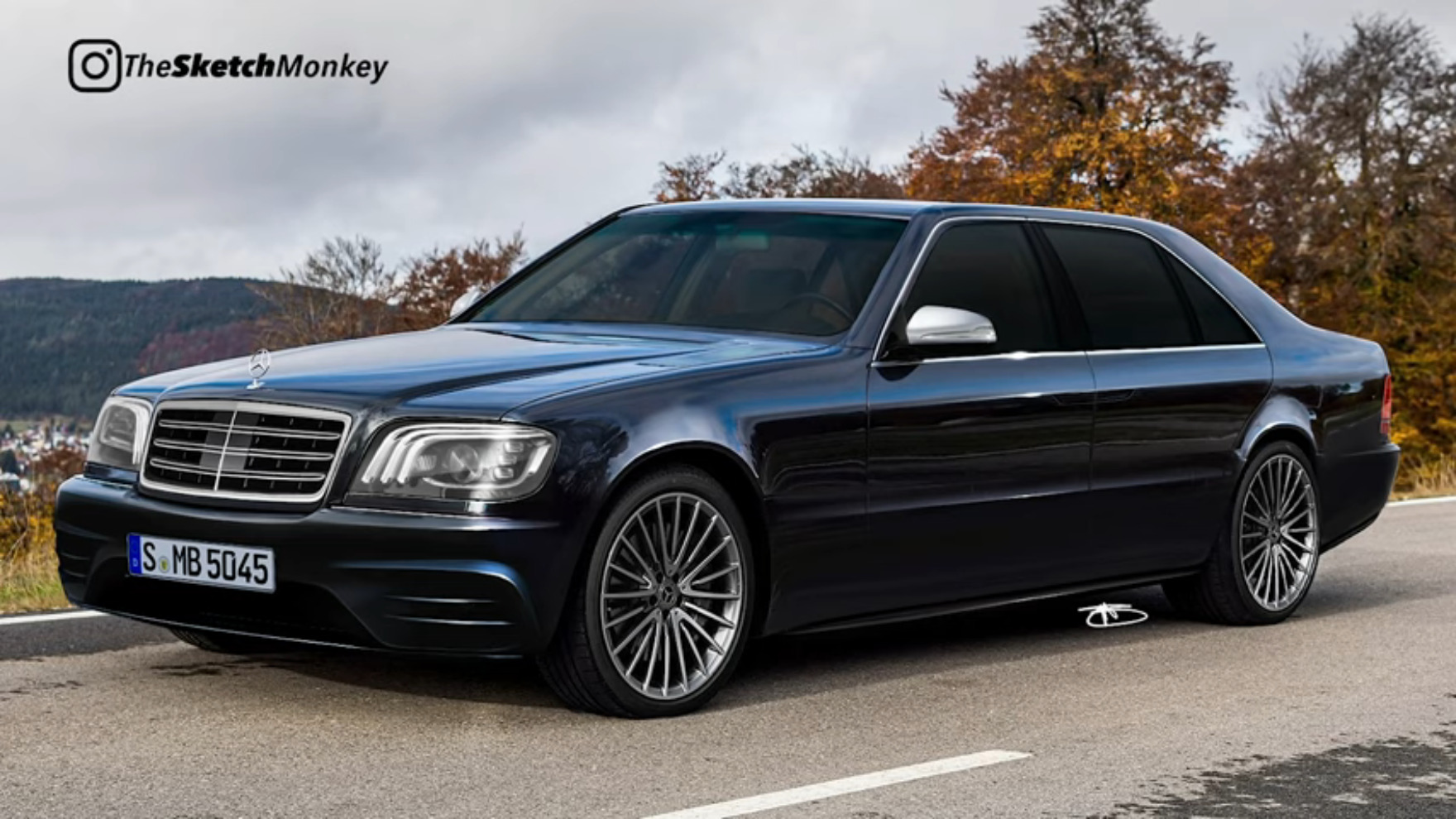Youtube Artist Imagines Mercedes Benz S600 W140 As Modern Flagship Limo Autoevolution