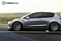 YouTube Artist Imagines the $25,000 Tesla Model 2 Hatchback