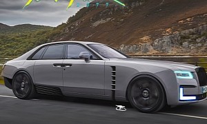 YouTube Artist Turns Rolls-Royce Ghost into a Cyberpunk 2077 Car
