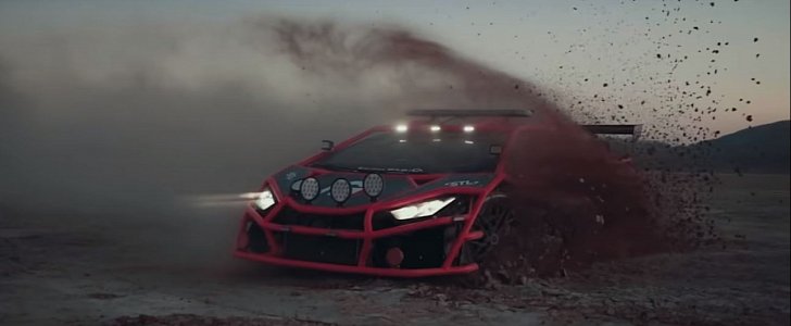 Lamborghini Huracan rally car